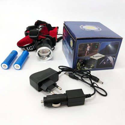 Налобный фонарь X-Balog BL-T07B-P90, мощный тактический налобный фонарик, водонепроницаемый фонарь