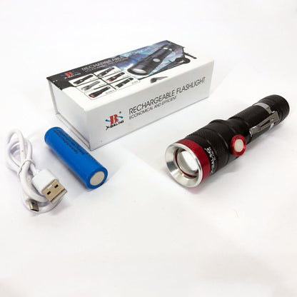 Фонарик тактический ручной Bailong BL-736-T6, фонарик светодиодный ручной аккумуляторный портативный