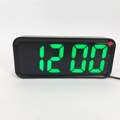 Часы настольные DT-6508 с будильником и USB зарядкой с зеленой подсветкой, лед часы настольные