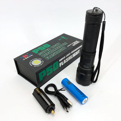 Фонарик ручной тактический Bailong BL-Z01-P50, сверхмощный фонарик, тактические фонари для охоты