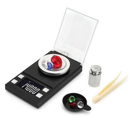 Весы ювелирные высокоточные до 50г, 0.001г точность, 8028, Компактные электронные весы для ювелиров