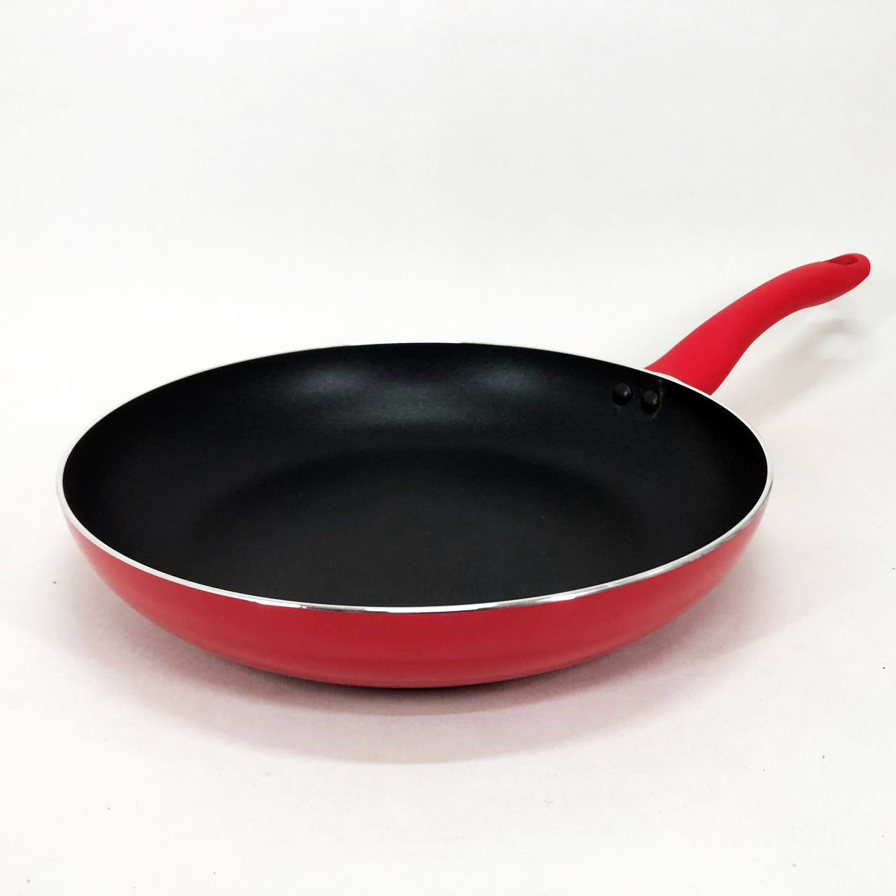Сковорода 28 см Con Brio СВ-2814, сковорода для жарки, качественная сковорода. Цвет: красный