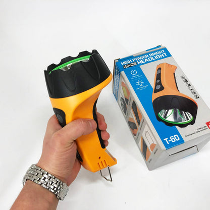 Фонарь ручной T60-3W-COB с крюком, Освещение для кемпинга, Лампа для кемпинга подвесная аккумуляторная