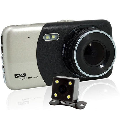 Видеорегистратор автомобильный MHZ DVR CT503 1080P с двумя камерами, Регистратор с камерой на машину