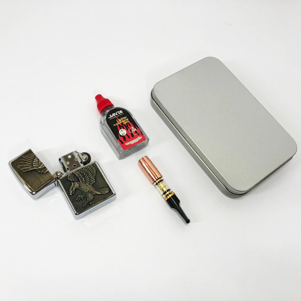 Зажигалка бензиновая в подарочной коробке N11, подарочные прикольные зажигалки, подарок зажигалка парню