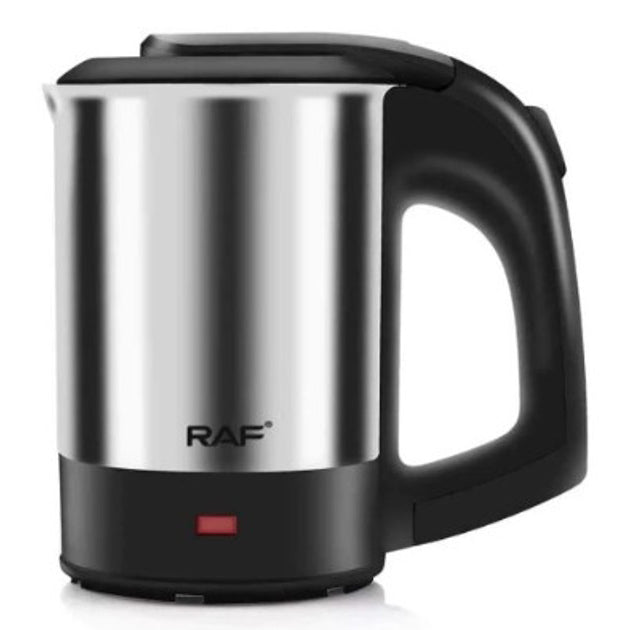 Электрочайник от 220В компактный RAF R-7887 с двумя чашками в комплекте 1000 Вт