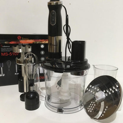 Блендер погружной многофункциональный 6 в 1 Domotec MS-5107 800 Вт, Мощный блендер для дома