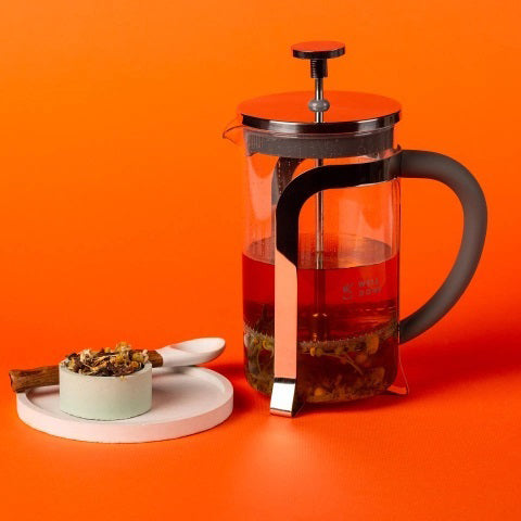 Френч-пресс Well Done WD-8016B с ручкой soft-touch 600 мл, Френч пресс стеклянный на кухню