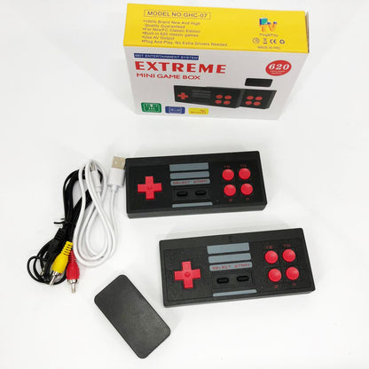 Игровая приставка с беспроводными джойстиками N-22, Ретро игровая приставка приставка денди