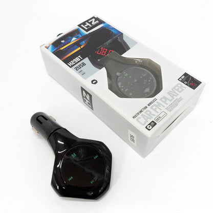 Трансмиттер Автомобильный FM модулятор FM H29 BT, Модулятор для мобильных устройств в авто. Цвет: черный