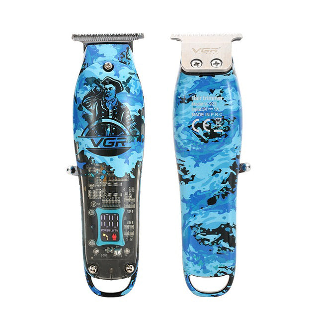 Триммер для волос и бороды профессиональный VGR V-923 аккумуляторный с LED-индикатором