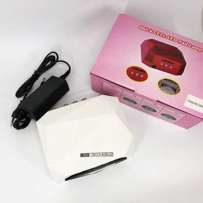 Сушарка для нігтів UV LAMP CCF+LED, Сушарка для нігтів, Портативна сушарка для нігтів. Колір: білий