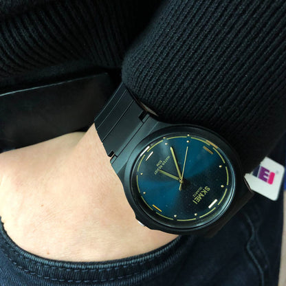 Годинник наручний чоловічий SKMEI 2108BKBU, годинник кварцовий чоловічий, годинник чоловічий класика