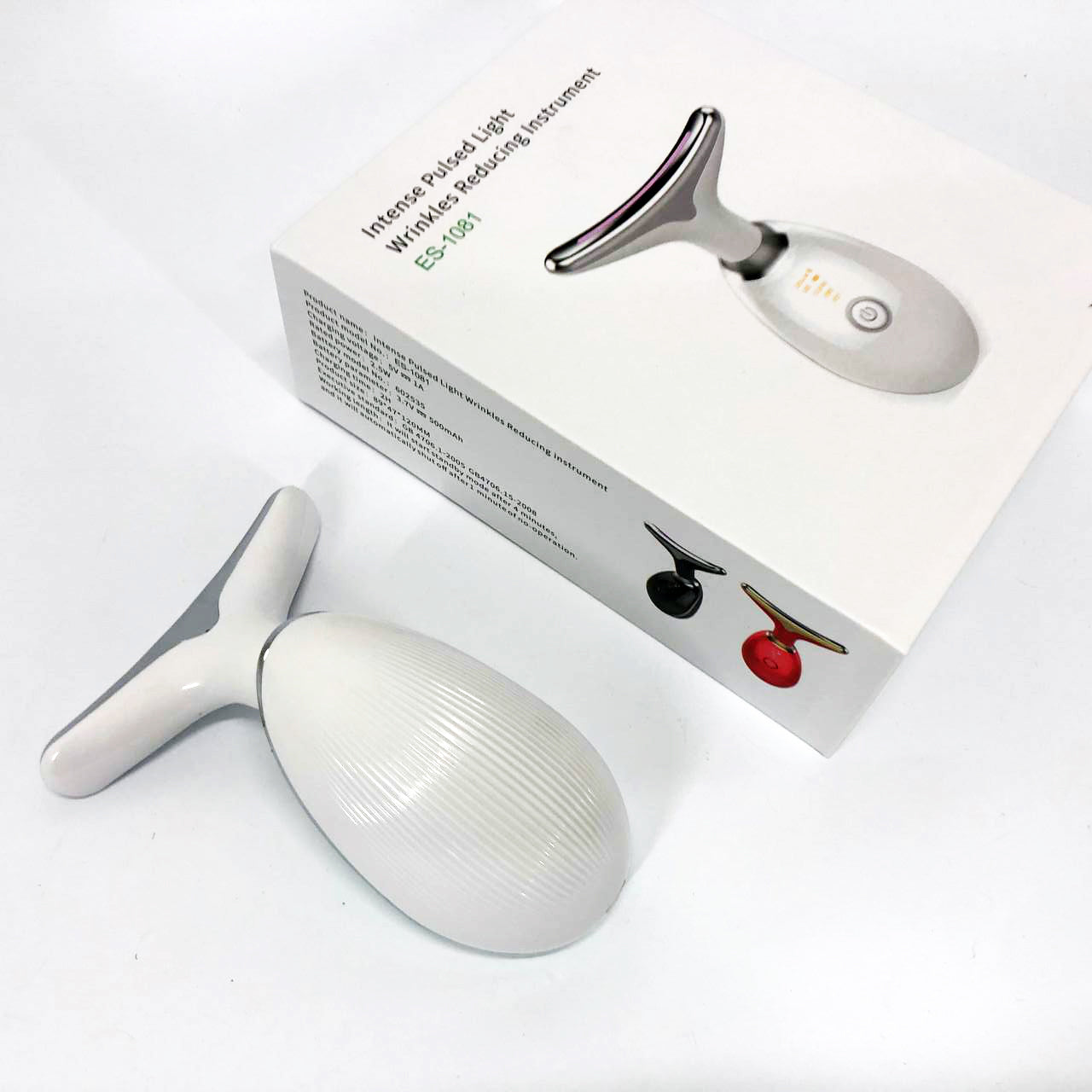 Аппарат для микротоковой терапии для лифтинга лица и шеи ES-1081 микротоковый массажер