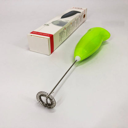 Миксер для сливок-капучинатор FUKE Mini Creamer для взбивания молока, сливок. Цвет: салатовый