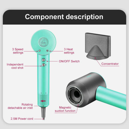 Фен професійний VGR V-440. Цвет: зеленый