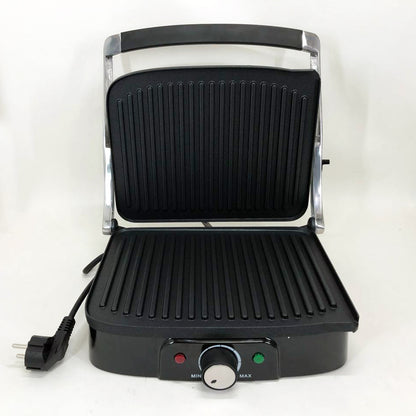 Гриль прижимной Rainberg RB-5413 терморегулятор антипригарный 3200 Вт нержавеющая сталь