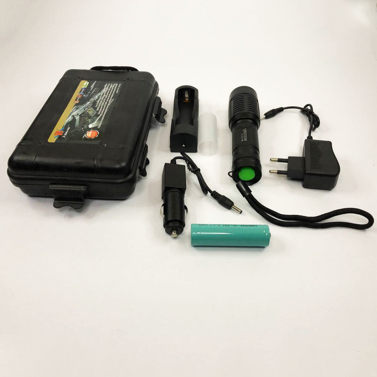 Аккумуляторный тактический фонарь Police BL-1861-T6, фонарик тактический ручной для охоты