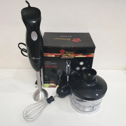 Блендер DOMOTEC MS-5103 3в1 погружной, 500 Вт, ручной погружной блендер, электрический блендер