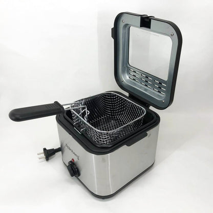 Фритюрница для дома Rainberg RB-2219 с терморегулятором и съемной чашей электрофритюрница мини фритюрница