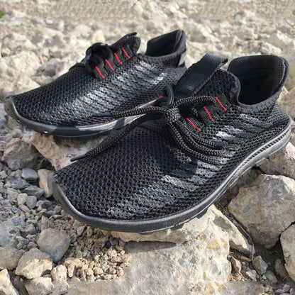 Тонкі кросівки М'які чоловічі кросівки | 40 Розмір. Кросівки з тканини, що дихають. Модель 45112. Колір: темний 