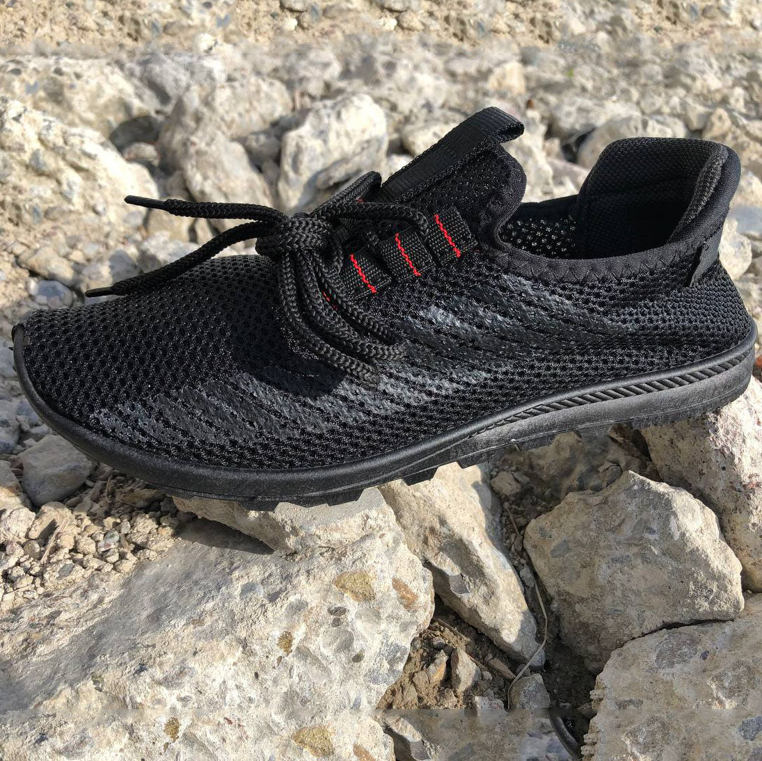 Тонкі кросівки М'які чоловічі кросівки | 40 Розмір. Кросівки з тканини, що дихають. Модель 45112. Колір: темний 