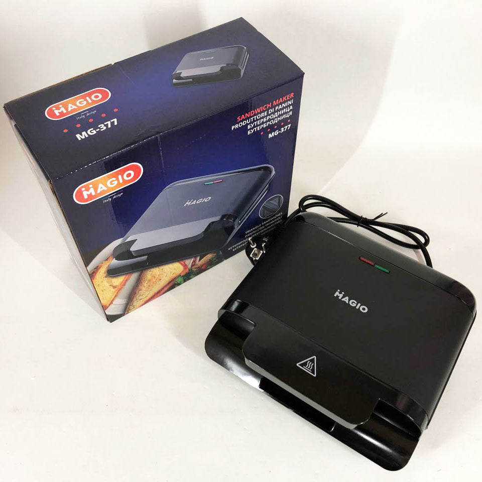 Бутербродница сендвичница MAGIO MG-377, бутербродница бытовая, бутербродница электрическая