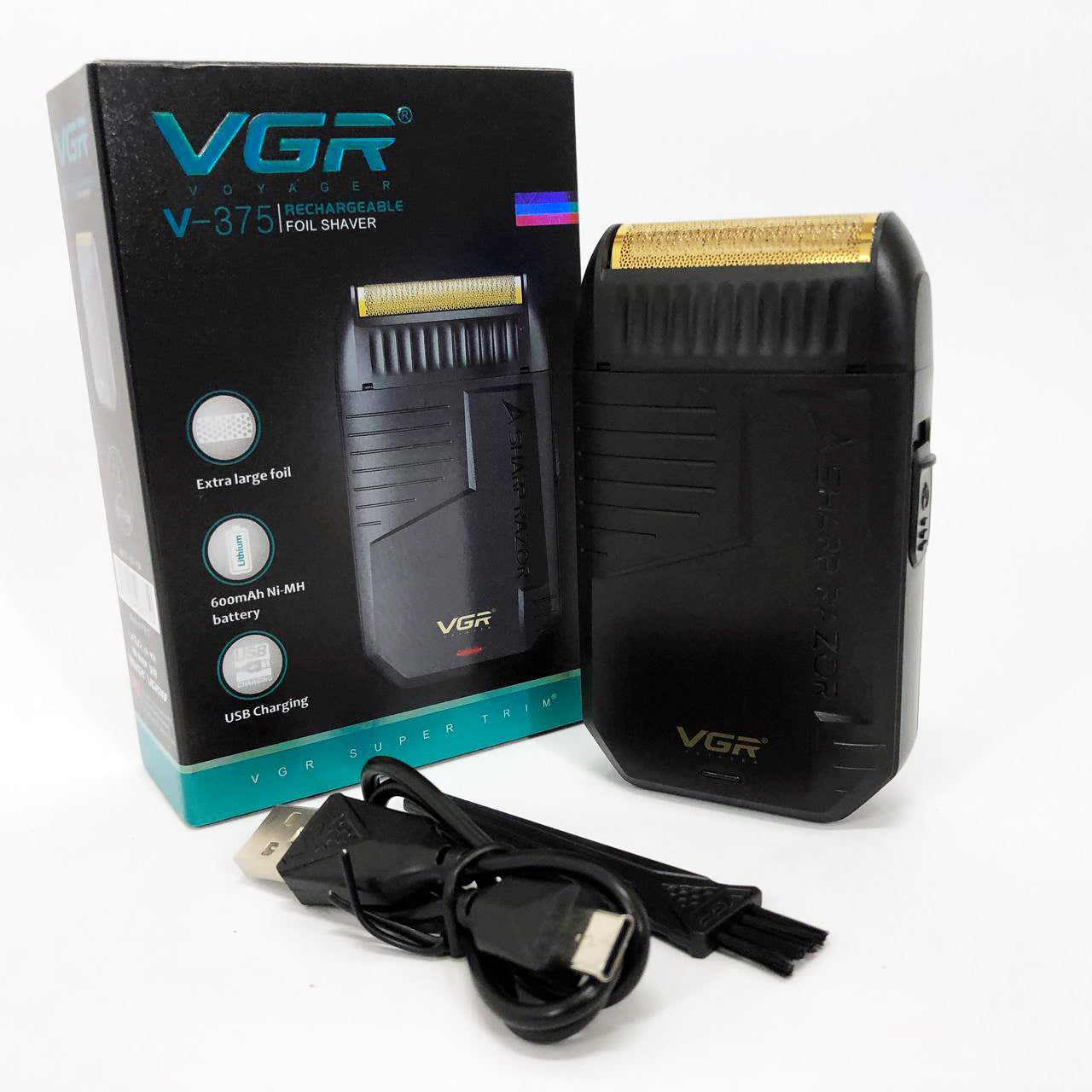 Электробритва VGR V-375 шейвер, Профессиональный шейвер-электробритва, Электробритва-шейвер мужской