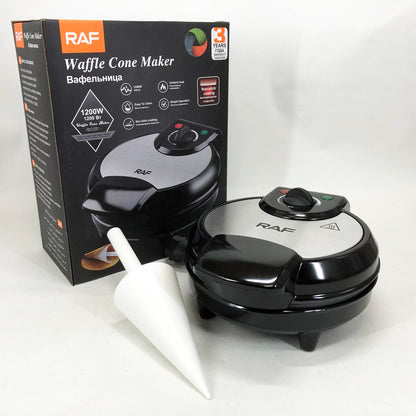 Вафельница электрическая RAF R.220, 1200 Вт с антипригарным покрытием