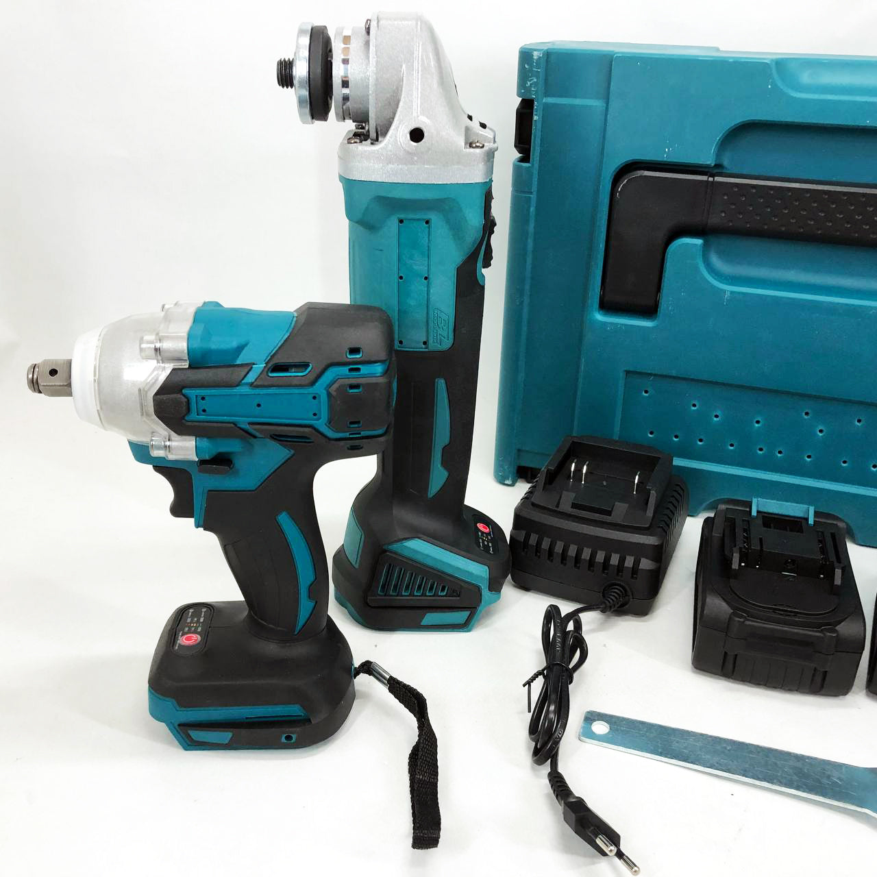 Набор 2 в 1 шуруповёрт + гайковёрт в чемодане 2 аккумулятора