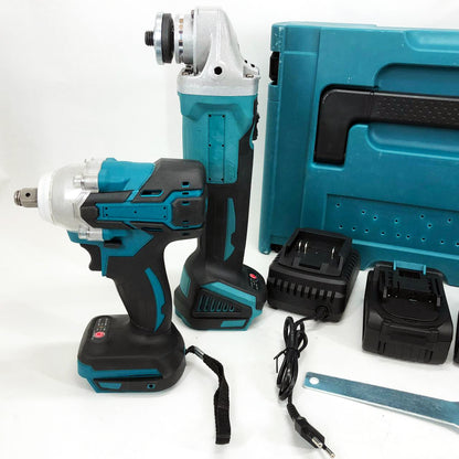 Набор 2 в 1 шуруповёрт + гайковёрт в чемодане 2 аккумулятора