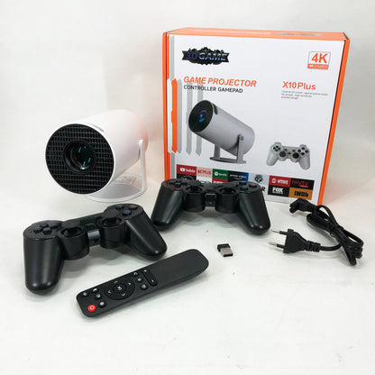Смарт-проектор - ігрова приставка з джойстиками X10 Plus