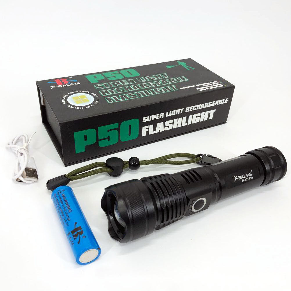 Тактический фонарь POLICE BL-X71-P50 | Тактические фонари для охоты | Сверхмощный фонарик