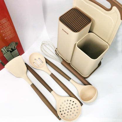 Набор силиконовых кухонных принадлежностей Magio MG-1097I набор ножей лопаток 12 предметов