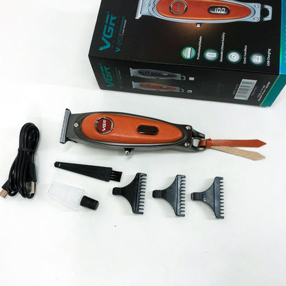 Триммер VGR V-263 BLACK. Цвет: оранжевый