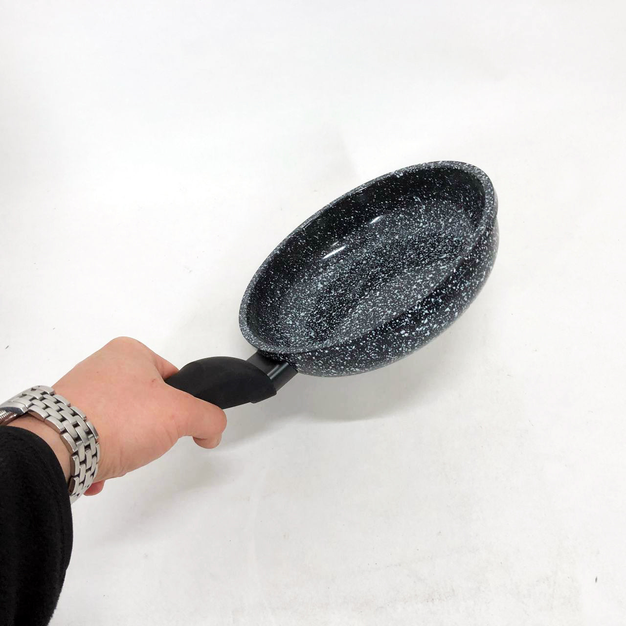 Сковорода с антипригарным покрытием Unique UN-5101 18 см гранит, Сковорода для приготовления на плите