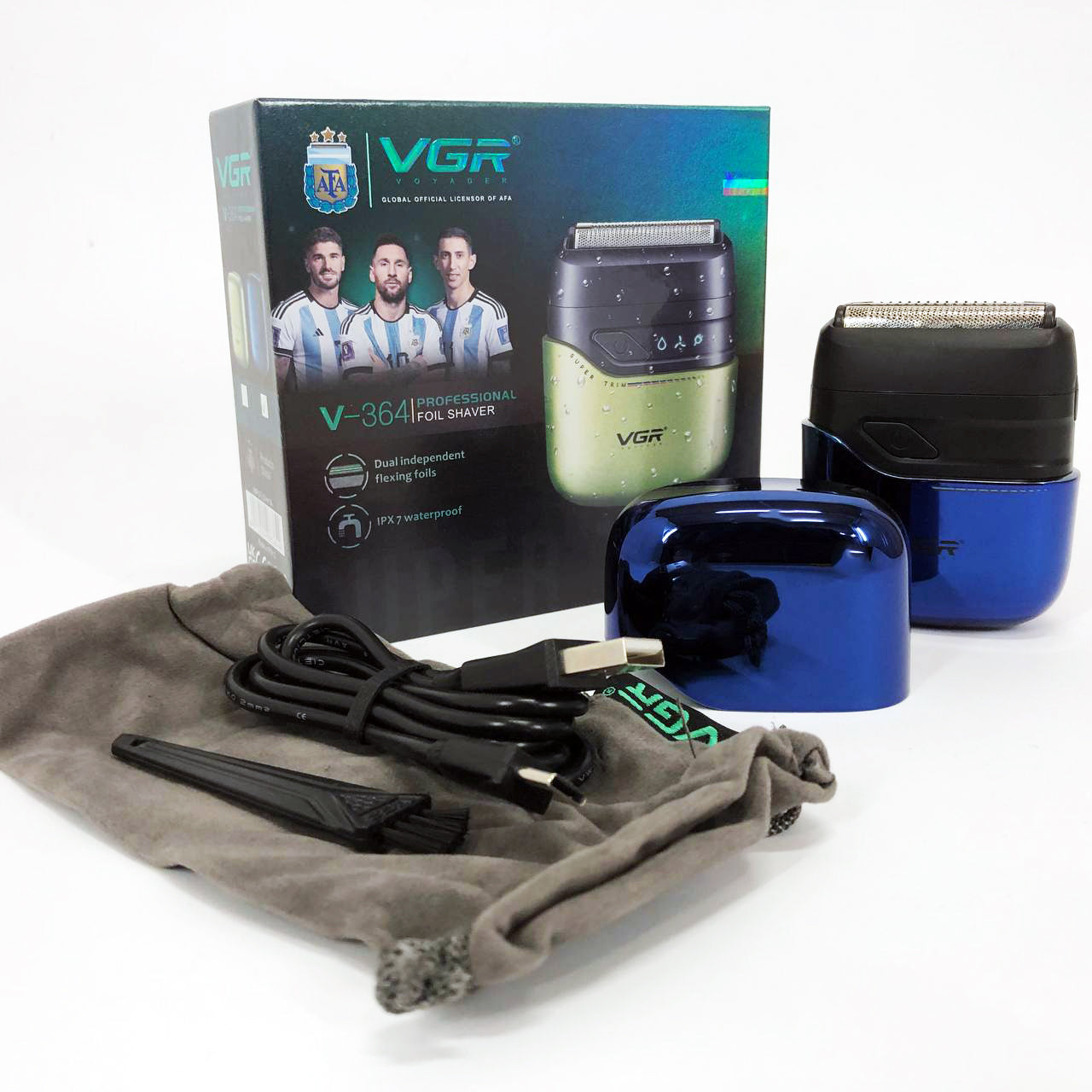 Электробритва VGR V-364 BLUE шейвер