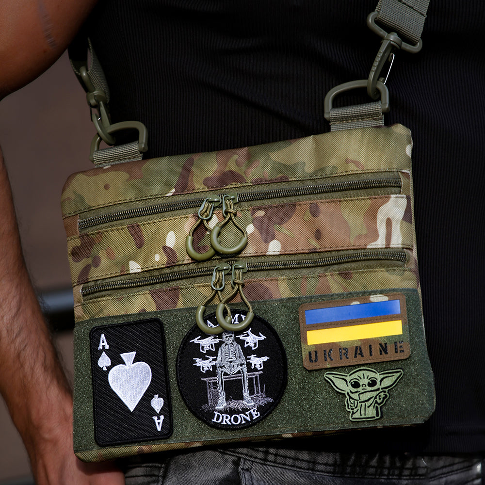 Мужская сумка тактическая нагрудная, Сумка через плечо военная, Тактический рюкзак через плечо