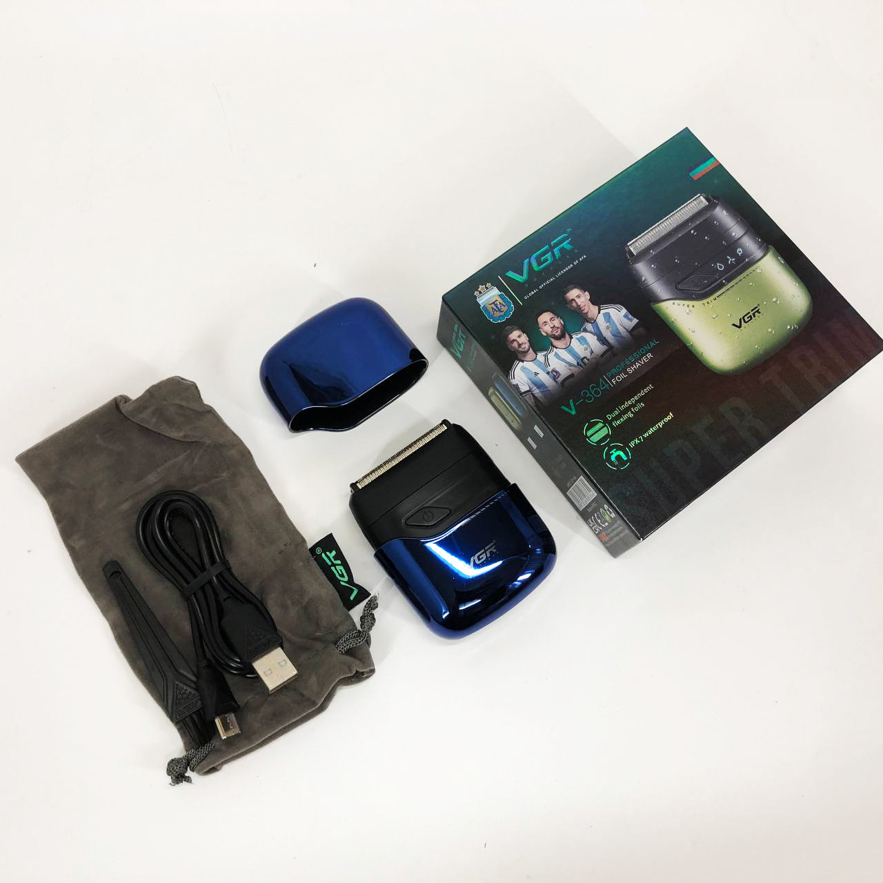 Электробритва VGR V-364 BLUE шейвер