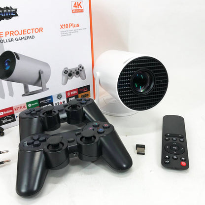 Смарт-проектор - ігрова приставка з джойстиками X10 Plus