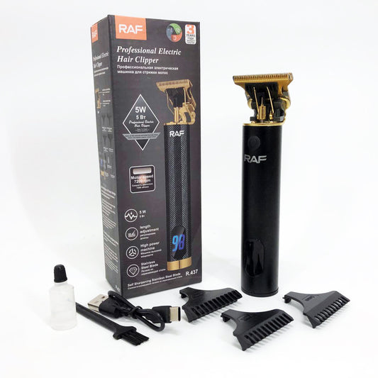 Триммер RAF R.437 для стрижки волос и бороды аккумуляторная