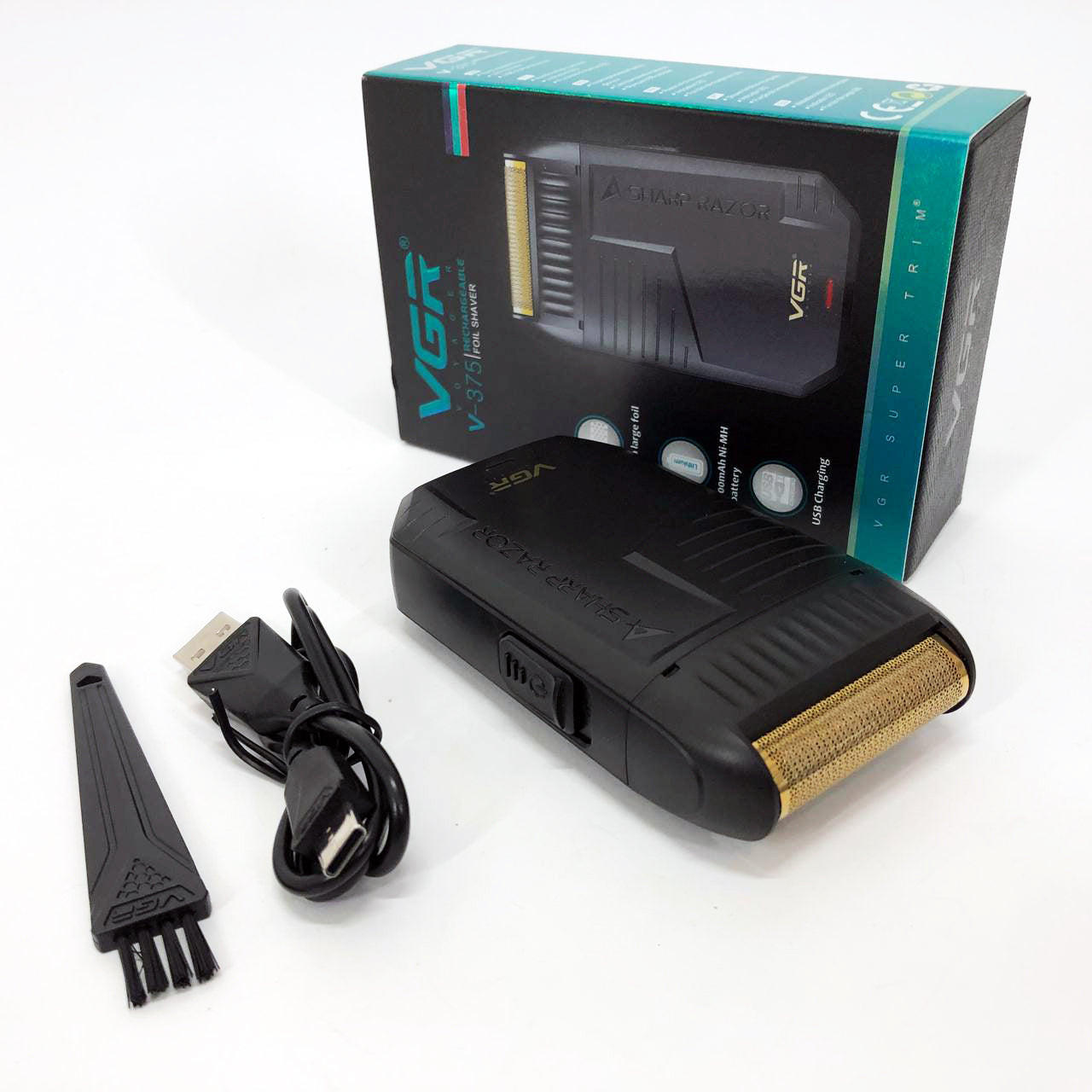 Электробритва VGR V-375 шейвер, Профессиональный шейвер-электробритва, Электробритва-шейвер мужской
