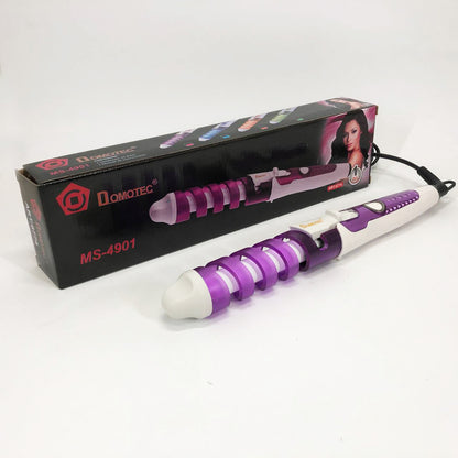 Плойка спиральная для волос Domotec MS 4901 с керамико-турмалиновым покрытием, Стайлер для завивки