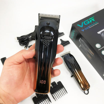 Комплект VGR 2 в 1 V-646 аккумуляторная машинка для стрижки и триммер