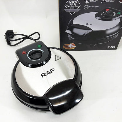 Вафельница электрическая RAF R.220, 1200 Вт с антипригарным покрытием