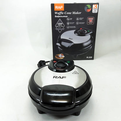 Вафельница электрическая RAF R.220, 1200 Вт с антипригарным покрытием