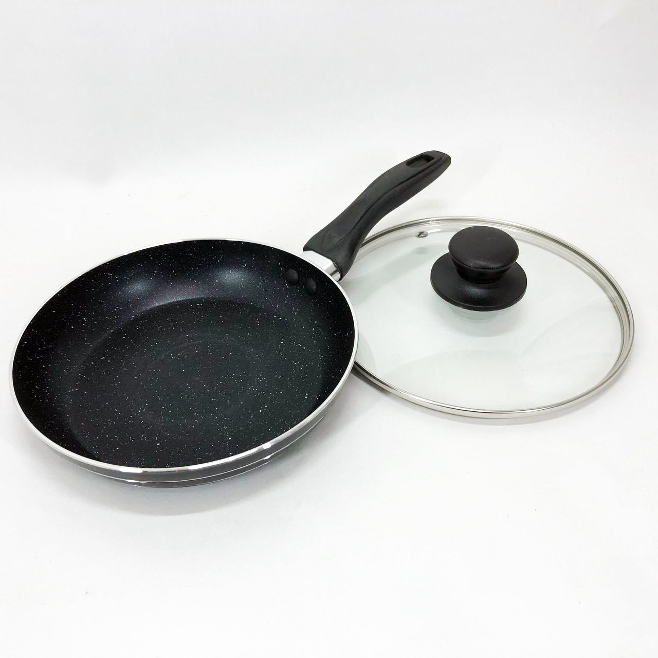 Сковорода с крышкой и антипригарным покрытием UNIQUE UN-5162 20 см, Сковорода фирменная для приготовления