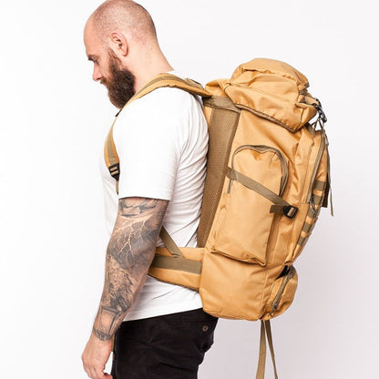 Модульный тактический рюкзак, Военный рюкзак 70л, Солдатский рюкзак военный, Армейский рюкзак портфель