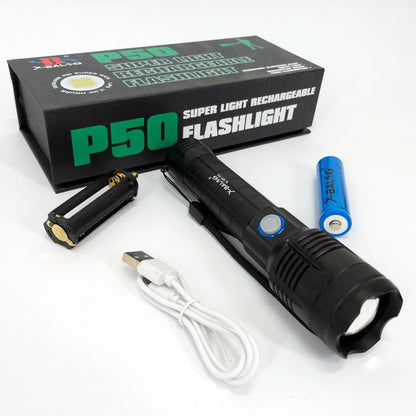 Фонарик ручной Bailong X-Balog BL-B99-P50, фонарь ручной тактический, водонепроницаемый фонарь