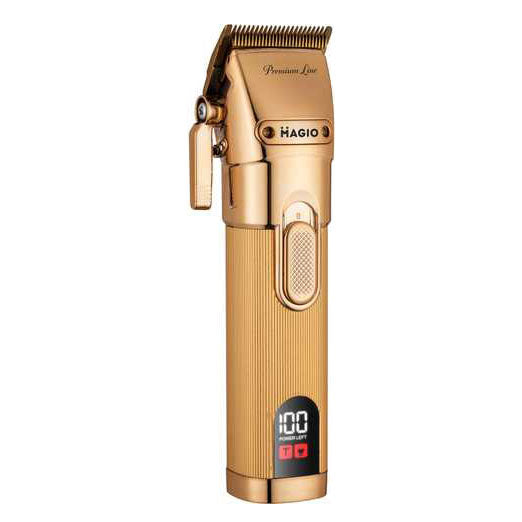 Машинка для стрижки волос MAGIO MG-587, профессиональная электробритва беспроводная, электромашинка